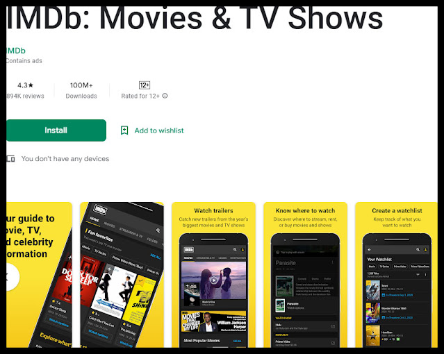 تنزيل تطبيق IMDb على الهواتف الذكية لأجهزة iPhone أو iPad