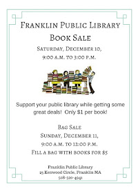 Library Book Sale: Saturday, Dec 10 - 9:00 AM to 3:00 PM