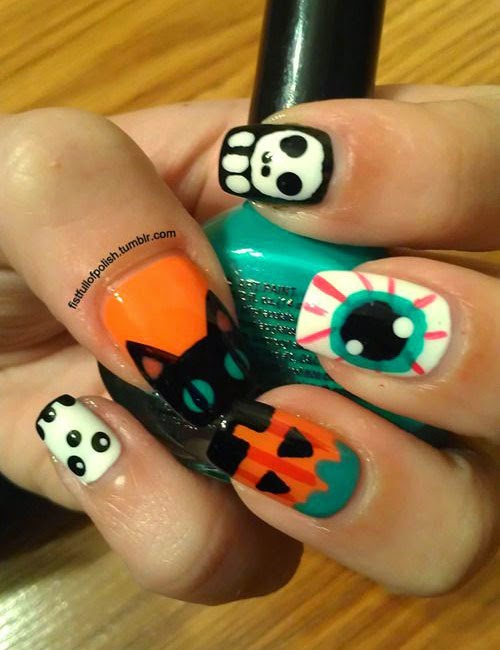 Download Women Beauty Secrets: Top 10 Scary Halloween Nails Art ...