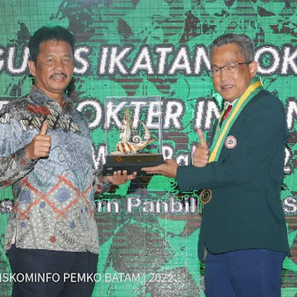 Hadiri Pelantikan IDI Batam, Rudi: Sektor Kesehatan Penting Untuk Mendukung Suksesnya Pembangunan 