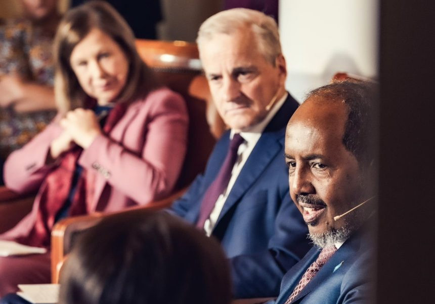 The President of the Federal Republic of Somalia, Hassan Sheikh, delivered a keynote address at the Oslo Forum 2024