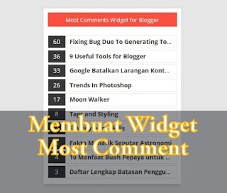 Cara Membuat Widget Most Article Comments