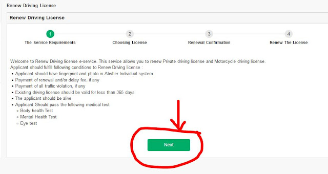 saudi driving license renewal