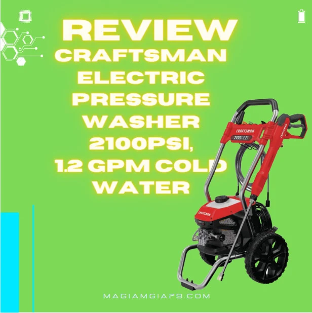 Craftsman Electric Pressure Washer 2100PSI, 1.2 GPM