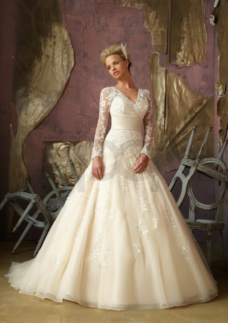 Ballroom Gowns With Sleeves6