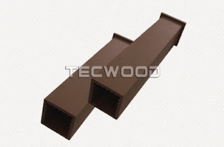 Trụ gỗ nhựa Tecwood E120 Coffee