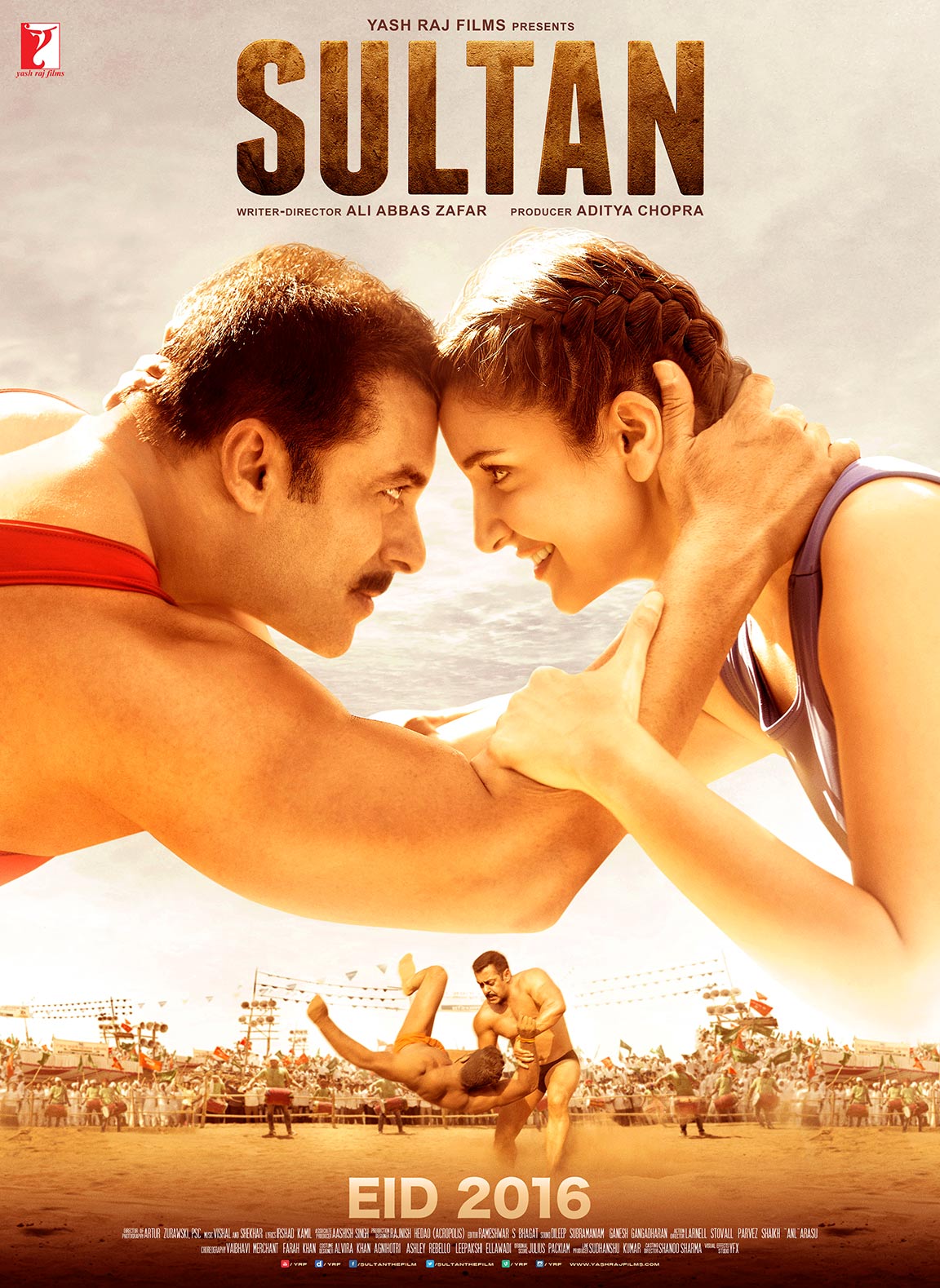 Sultan is Salman Khan (Sallu) 10th Highest Grossing film of his career, Co-Actress Anushka Sharma