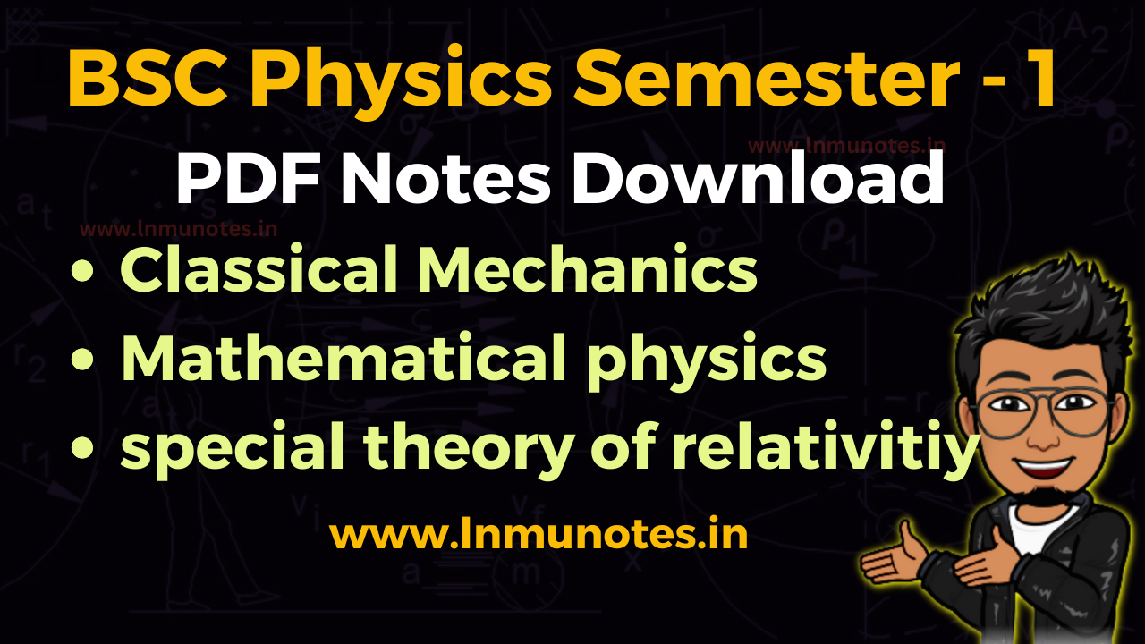 bsc physics notes