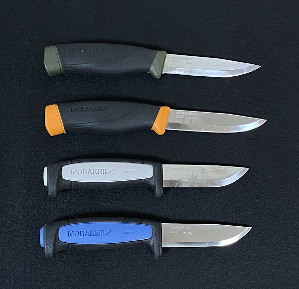 考察モーラナイフ 4本を比較 コンパニオンヘビーデューティーmg ステンレス ロバスト プロ 違いと使い勝手をレポート 野外活動 キャンプ 沼の畔から