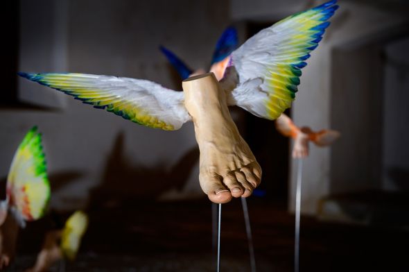 Ângela Lergo sculptures and art installations dream surrealism Air