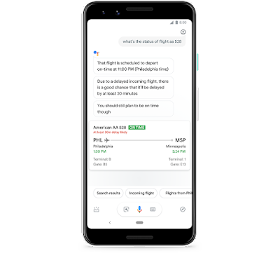 Google Assistant now shows you predicted flight delays
