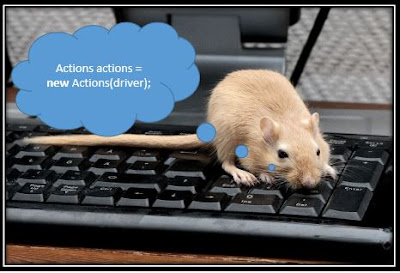 keyboard and mouse events in selenium webdriver