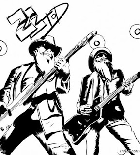 Desenhos inspirados no Rock and Roll