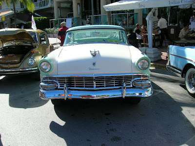 1956 Ford Victoria Some samples of Art Deco architecture along Ocean Drive