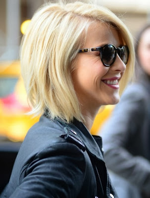 Short Blonde Straight Bob Hairstyles