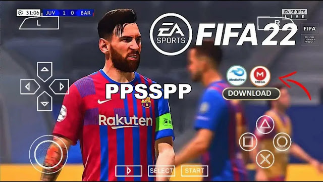 تحميل FIFA 22 PPSSPP تعليق عربي
