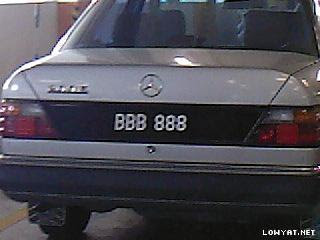 BBB+888 Koleksi Nombor Plat Kereta Tercantik Dan Termahal Di Malaysia