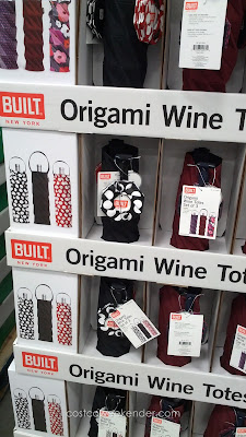 Wine makes a great holiday gift and the Built New York Origami Wine Tote is a perfect  gift bag