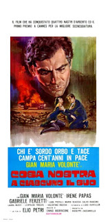 A CIASCUNO IL SUO. Italia. Locandina: 30 x 70 cms. Ilustración: Mario Piovano / Studio Paradiso. A CADA UNO LO SUYO. A ciascuno il suo. 1966. Italia. Dirección: Elio Petri. Reparto: Gian Maria Volonté, Irene Papas, Gabriele Ferzetti, Salvo Randone, Luigi Pistilli, Laura Nucci, Mario Scaccia, Luciana Scalise, Leopoldo Trieste.