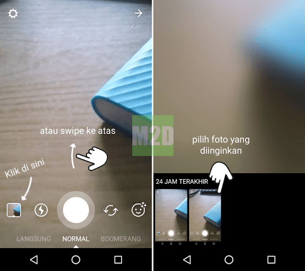  mengizinkan kita untuk mengunggah foto atau video yang kita ambil ketika itu juga maupun ya Teknik Unggah Foto dan Video dari Galeri ke Instagram Stories [Update Terbaru]