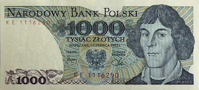 1000 Zloty Poland banknote