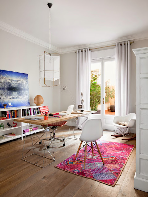 Decoração com toques de cor. Arrisque-se! Blog Achados de Decoração
