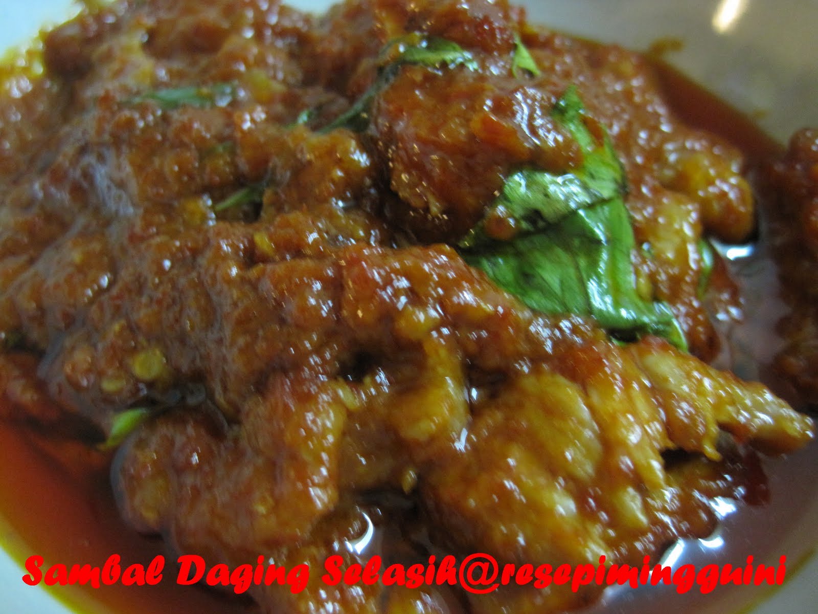 Sambal Daging Selasih | Resepi Minggu Ini
