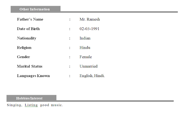 Download Professional Result Format