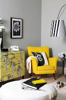 Decorar el hogar con detalles en color amarillo