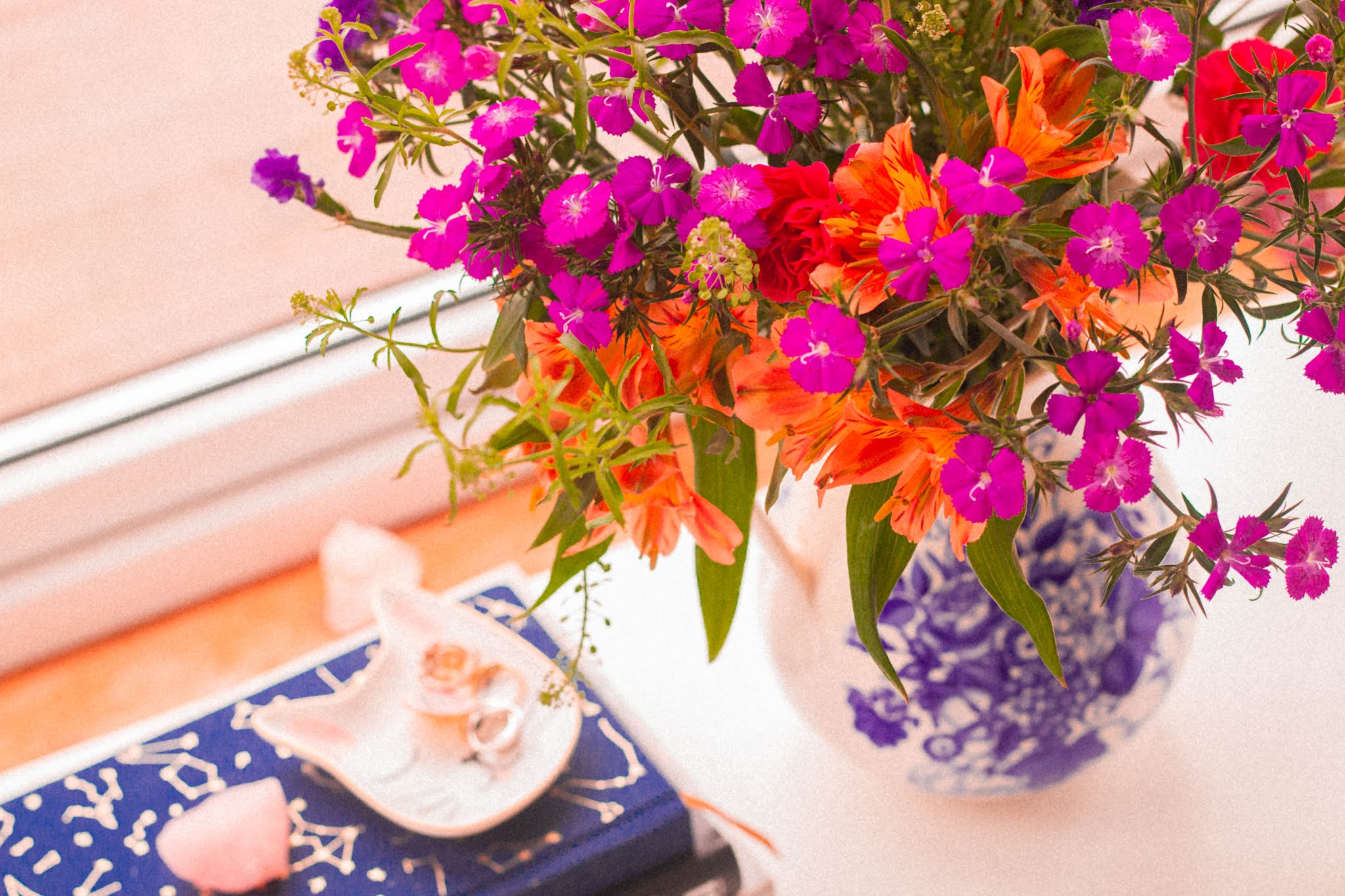 beautiful flowers from bloom and wild gifted from friend which I'm feeling grateful for.