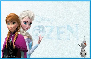 Frozen in Snow, Free Printable Invitations, Labels or Cards.