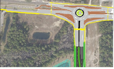 Modified Bypass Roundabout at Kernan and McCormick