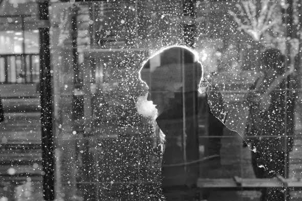 Satoki Nagata black and white photography art portraits city lights night Chicago