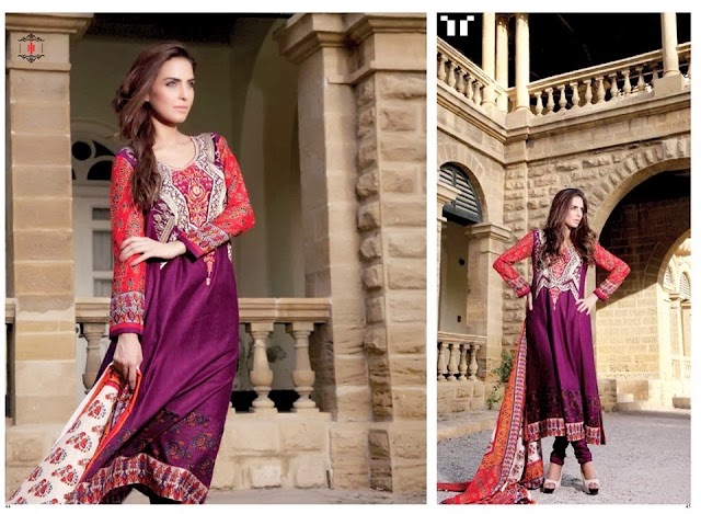 Girls Party and Casual Wear Dress for Winter by House of Ittehad 2014