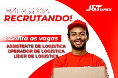 A J&T Express seleciona Assistente, Operador e Líder de Logística em várias cidades do RS