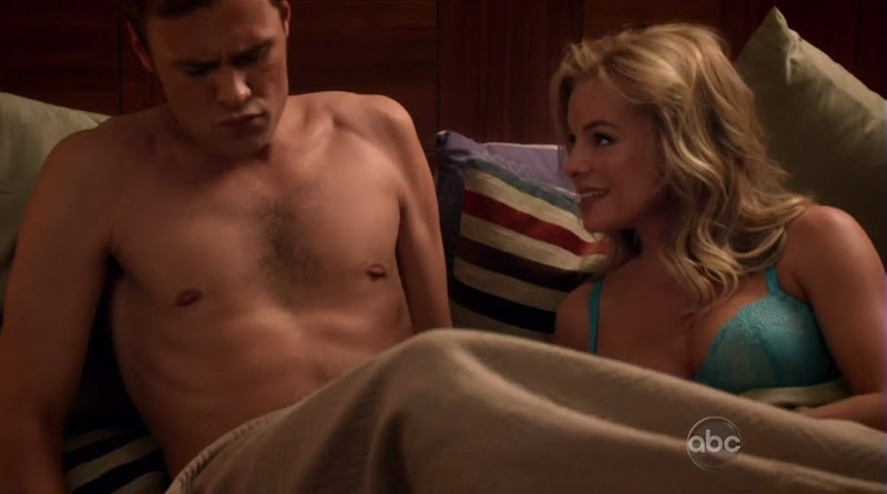 Patrick John Flueger Shirtless on Scoundrels s2e02