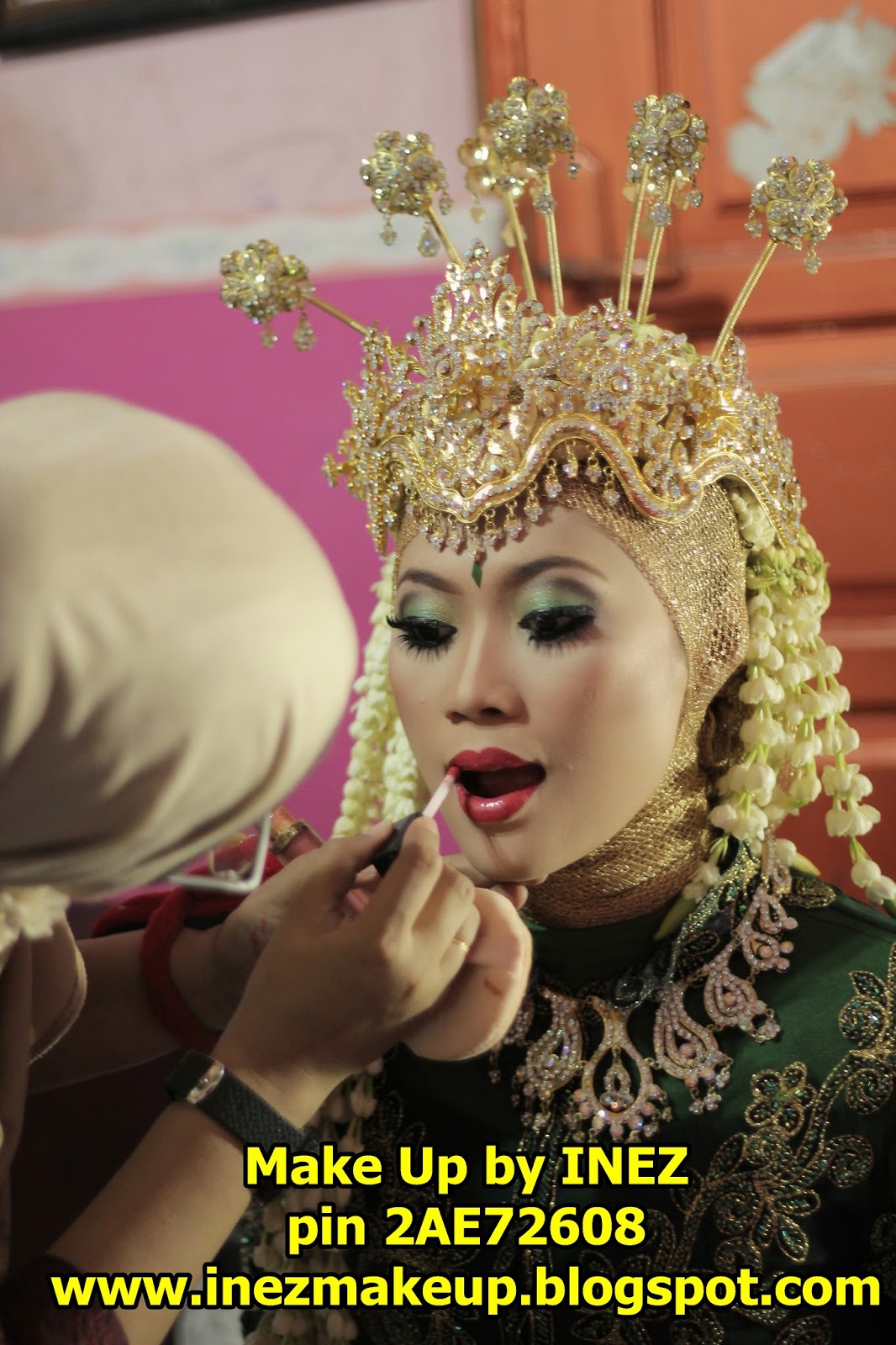 INEZ MAKE UP Step by Step Make Up Pengantin  Sunda  Siger  