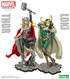 Teasers per Thor e Loki Bishoujo ver della Kotobukiya