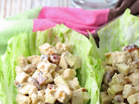 Grilled Chicken Salad Lettuce Wraps