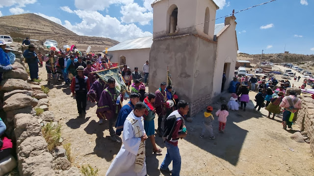 Am Fest von Erzengel Michael, in Jocona, Potosí – Bolivien