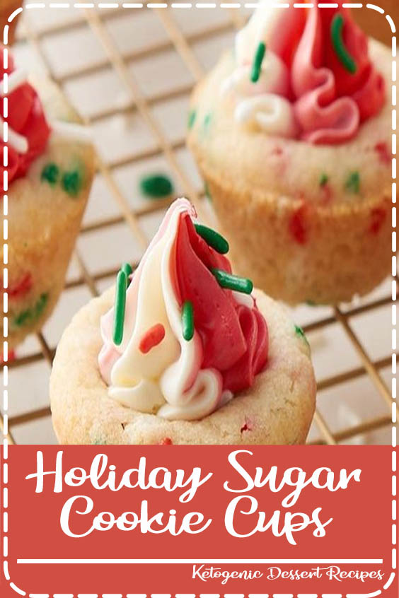 Too-cute cookie cups are the perfect kid-friendly holiday treat, made easy with the help of Betty Crocker™ sugar cookie mix and frosting.