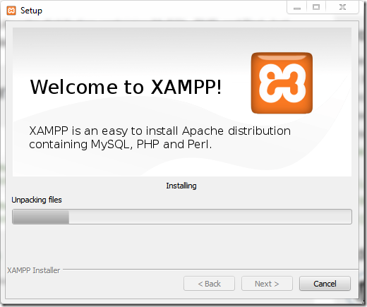 Pemasangan MYSQL , PHP, Apache dengan XAMPP di Windows