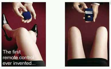 The first remote control ever invented.