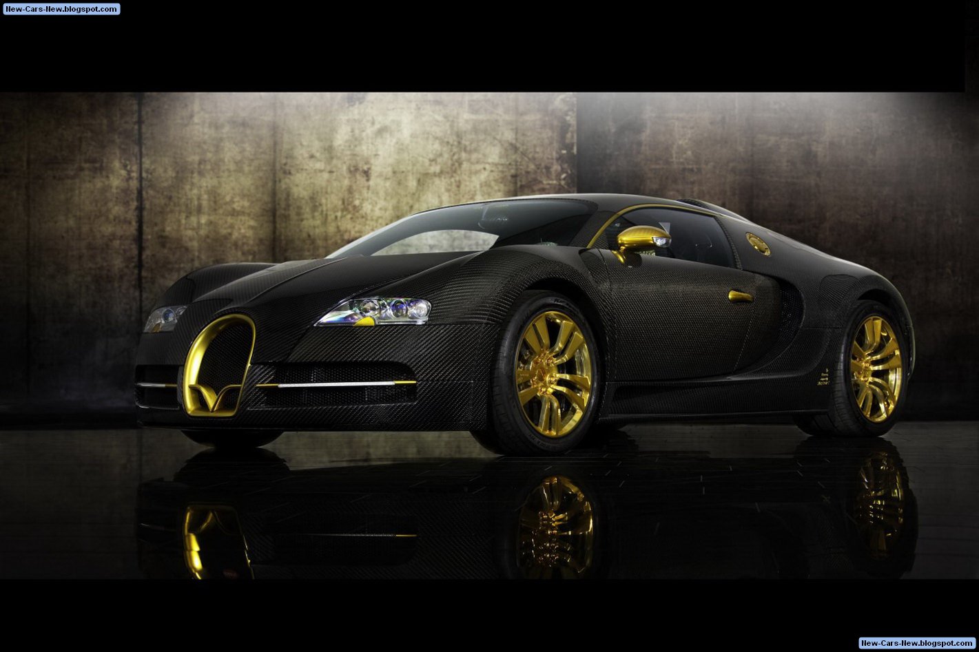Gold Bugatti Veyron Super Sport