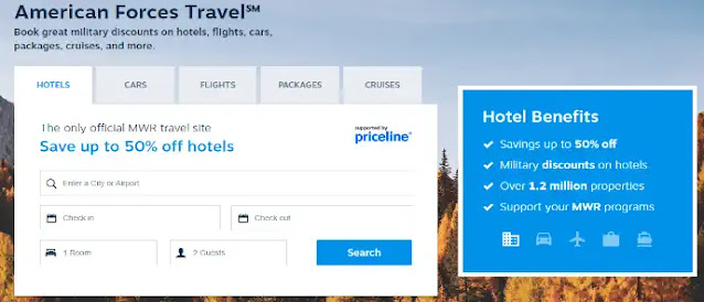 priceline hotels and military discount