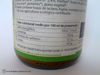 Valores nutricionales y fabricante del caldo ecológico de verduras GutBio de Aldi.
