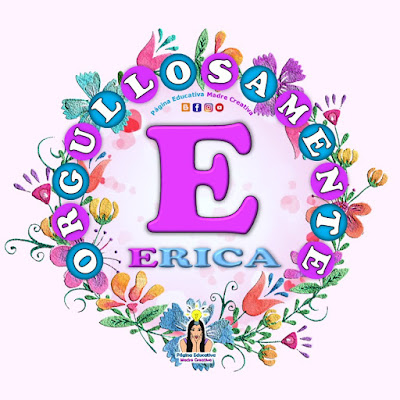 Nombre Erica - Carteles para mujeres - Día de la mujer