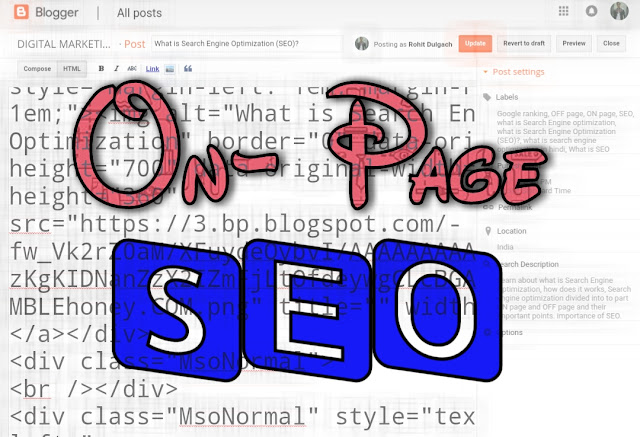  On Page Seo