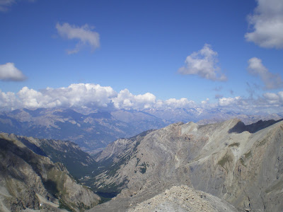 val d'Escrins et vallée de la Durance depuis la Pointe d'Escrins