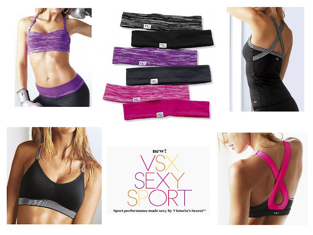 Style Athletics Victoria's Secret VSX Collection Sports Bra Headband Pants